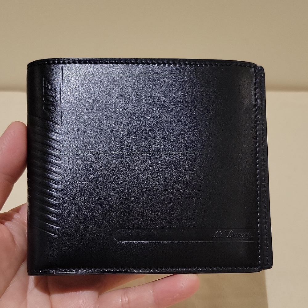 S.T. Dupont 007 Black Leather Wallet